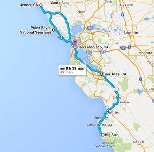 CA Trip Map
